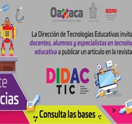 DidacTIC, Revista Oaxaqueña de Tecnología Educativa